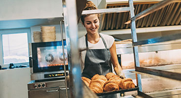 baker at work