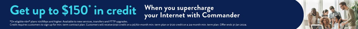 Get up to $150 credit on our higher-speed plans!