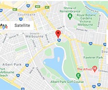 Melbourne South map